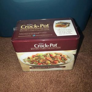 Crackpot Recipe Card Collection Box